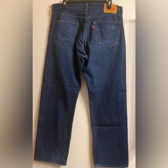 Vintage Levi's 501xx Jeans Button Fly 36X30 Blue Straight Leg Classic. - Picture 2 of 14
